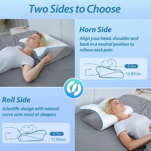 Cervical Memory Foam Pillow — Wake Up Without the Neck Pain